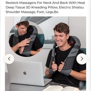 Deep tissue Shiatsu Heat Neck & Back Massager